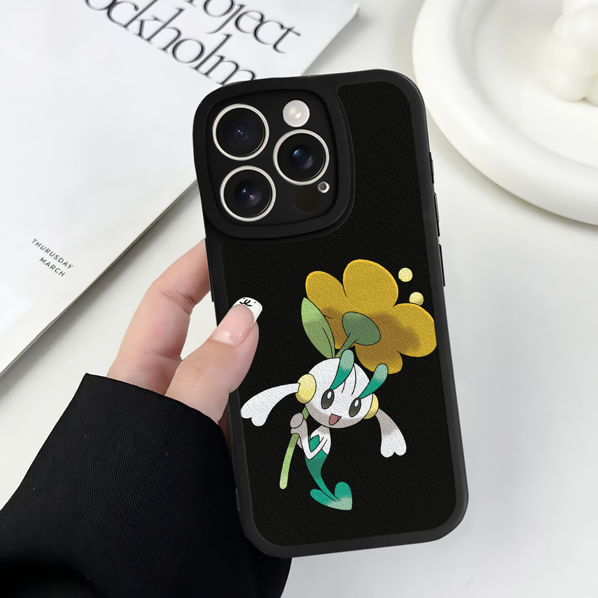 （画像用） ポケットモンスター Pokémon 【iPhone 16シリーズ対応】シリコンスマホケース（レザー調） 材質：シリコン